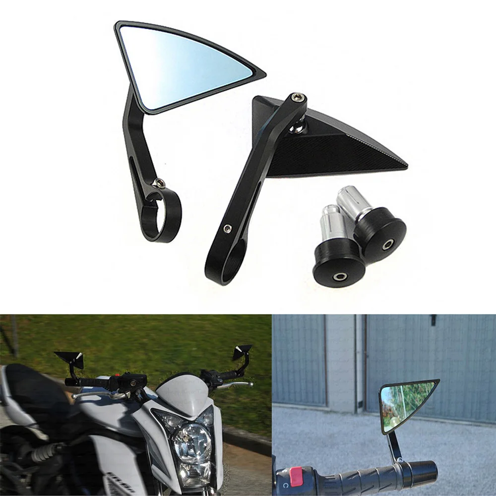 

Handle Bar End Mirror For DUCATI Diavel 1260 /S Monster M900 400 400S 600 620S 695 696 MotorcycleTriangle Side Rearview Mirrors