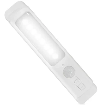 

Under Cabinet Lighting Battery Powered Led Wireless with Hook Closet Light Magnetic Stick-On Motion Sensor Light Portable Night
