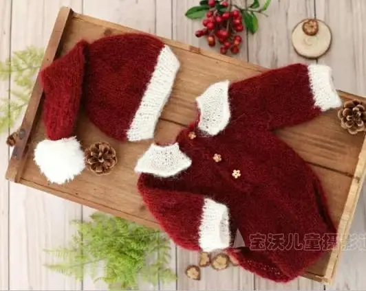 AS PHOTO Шапочка с кроликом и комбинезон с капюшоном; комплект для новорожденных; шапка с кроликом; Пасхальный наряд для малышей; реквизит для фотосессии - Цвет: AS PHOTO