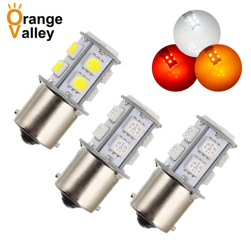 100 шт. 1156 BA15S P21W 13 SMD 5050 светодиодсветодиодный лампа для стоп-сигнала поворота