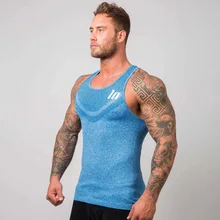 Мужские топы для бодибилдинга, тренажерные залы, фитнес-тренировки, майка без рукавов, одежда, мужская повседневная быстросохнущая майка, Стрингер, майка