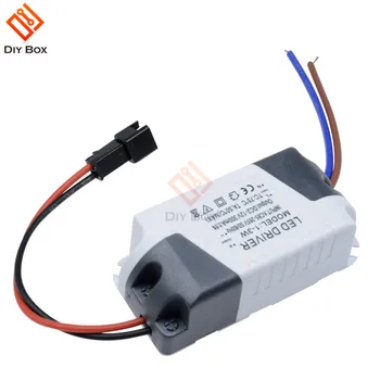 

3X1W Simple AC Driver Adapter 85V-265V to DC 3V-14V 300mA LED Power Driver Lighting Transformer For LED Panel Light Downlight