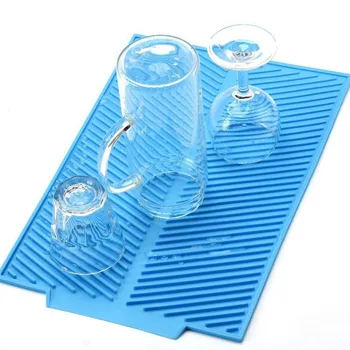 

Silicone Table Placemat Premium Heat Resistant Drying MatDish Cup Pad Dinnerware Mat Tableware Dishwasher Kitchen Accessories