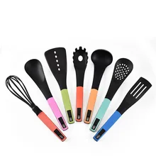 Manufacturers Direct Selling Nylon Kitchenware Seven Sets Cooking Shovel Set Egg Beater lou chan Leakage Spoon Dense Spoon Set