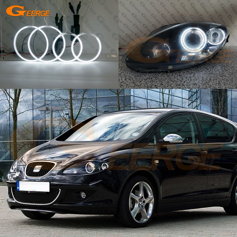 Для сиденья Толедо Mk3 5P 2004 2005 2006 2007 2008 отличная ультра яркая фара CCFL комплект глаз
