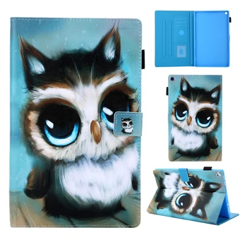 

HD10 2017 2015 Tablet Cover Cute Animals Flower Print Case For Amazon Kindle Fire HD10 2017 2015 Fundas Shell Skin