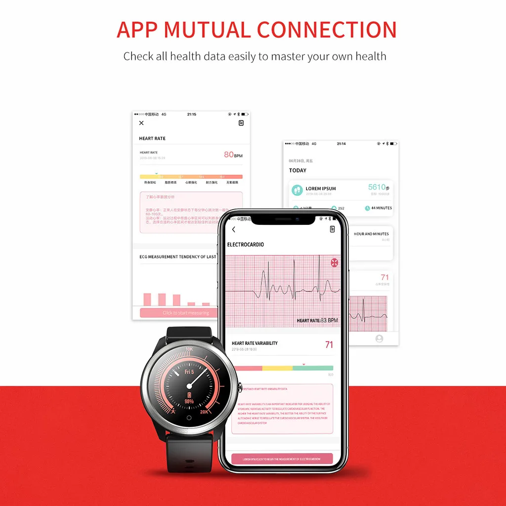 Для samsung galaxy watch F11 IP68 сенсорный экран Спортивные Bluetooth Смарт-часы фитнес-монитор Шагомер для xiaomi mi band 3