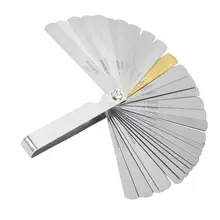 32 лезвия щупа из нержавеющей стали метрические 0,04-0,88 мм измерительный инструмент Складные щупы измерительные приборы