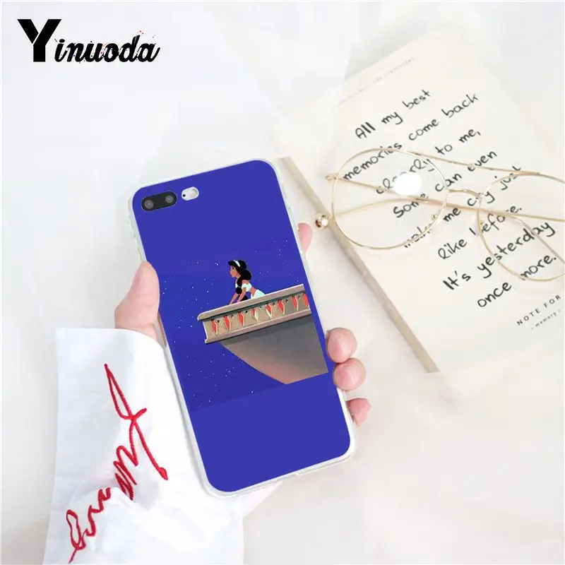 Yinuoda Аладдин Принцесса Жасмин чехол мягкий чехол для телефона для iPhone X XS MAX 6 6S 7 7plus 8 8Plus 5 5S XR 11 Pro Max
