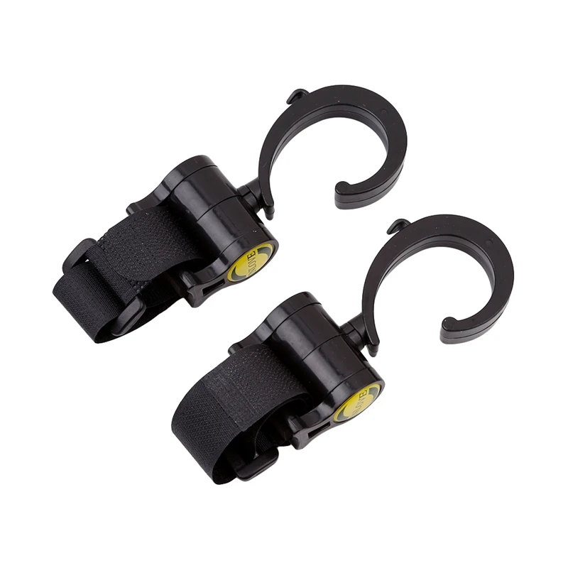 Baby Hanger Baby Bag Stroller Hooks 2pcs Pram Rotate 360 Degree Cart Hook Accessories
