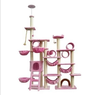 

Catry Carey Small Natural Cattail Rattan Cat Climbing Shelf Luxury Cat Villa