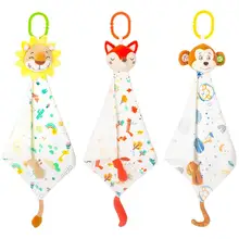 Couverture de sécurité unisexe pour bébé, douce au toucher, colorée, en peluche, pour les nouveau nés et les tout petits