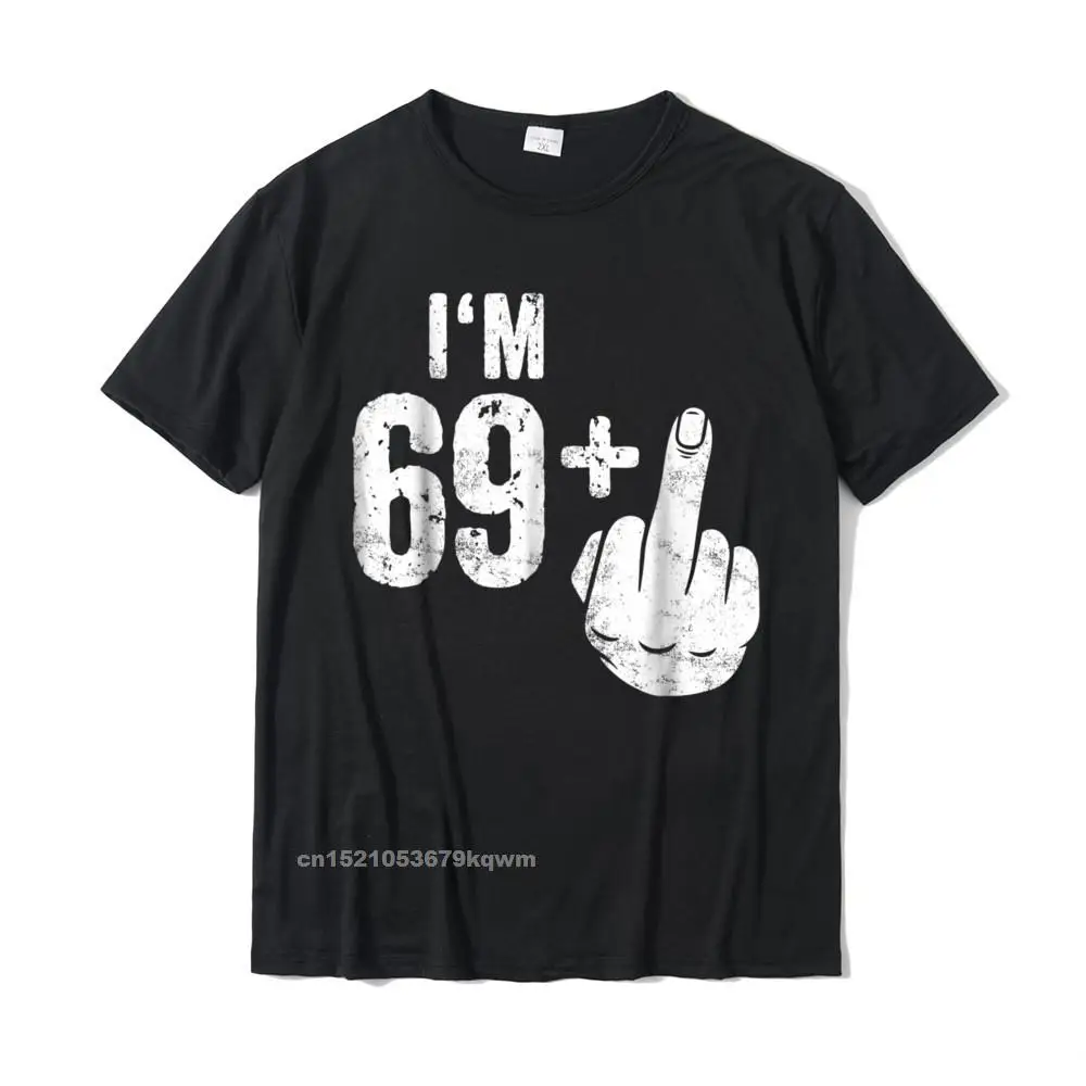 Unique Custom Round Neck Top T-shirts Autumn Tops & Tees Short Sleeve for Men Coupons 100% Cotton Fabric Cool T Shirt Funny 70th Birthday Gift Idea T-Shirt__5239 black
