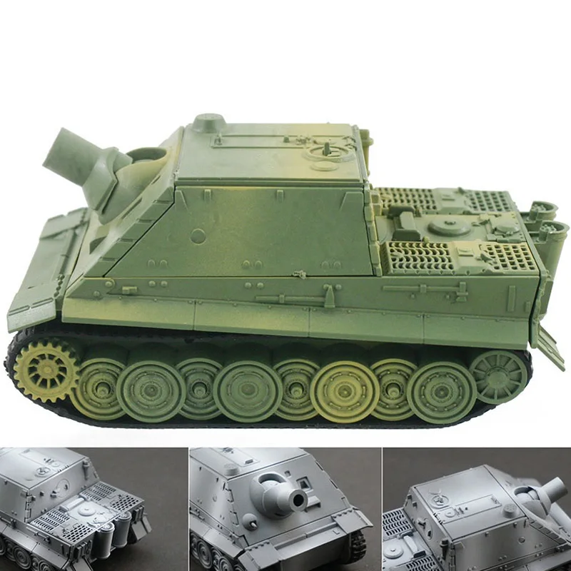 4D модель строительные наборы модель сборки Sturmtiger штурмовой Тигр Танк Обучающие игрушки коллекция материал высокой плотности