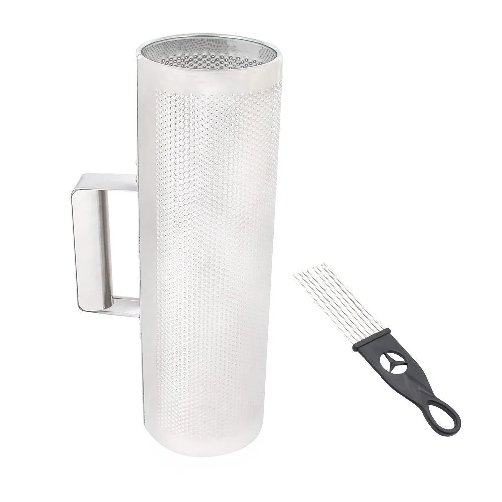 

Professional Large Stainless Steel Guiro with Scraper Latin Merengue Percussion Musical Instrument 12inch x 4 inch Open Ends