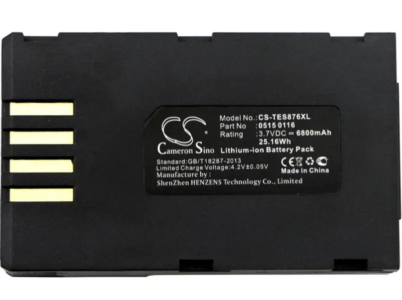 Cameron sino 6800 мА/ч, Батарея для TESTO 876 0515 0116 0554 8852 оборудование, обзор, аккумуляторная батарея