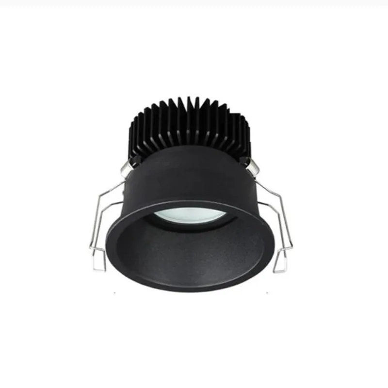 6PCS Dimmable 좁은 테두리 내장 된 눈부심 방지 COB 천장 Recessed Downlight 7W 9W 12W 15W 18W 20W 호텔 빌라 조명
