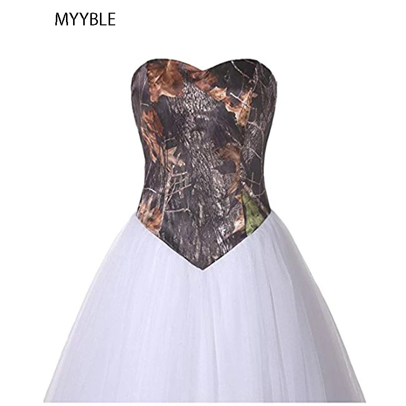 MYYBLE стиль без бретелек mossy oak camo свадебные платья камуфляж Свадебные платья на заказ большие размеры