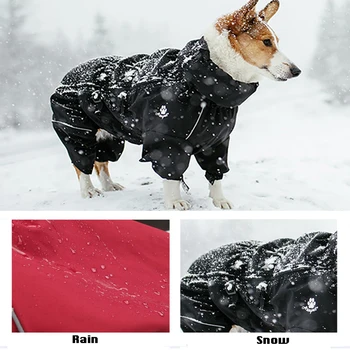 Waterproof Reflective Dog Coat 2