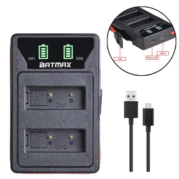 

Batmax PS-BLS1 BLS1 LED Dual Charger with Type C Port for Olympus E-400,E-410,E-420,E-450,PEN E-P1, E-P2, E-P3, E-PL1, E-PL3