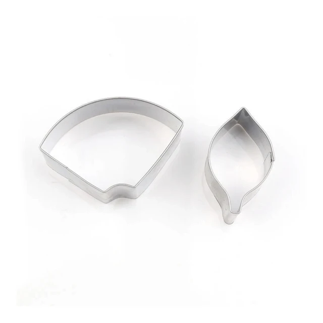 2 Db/Beállított Nárcisz Sziromvágók Set Rozsdamentes Acél Cukorkák Keksz Fondant Süti Torta Díszítő Szerszámok - Image 2