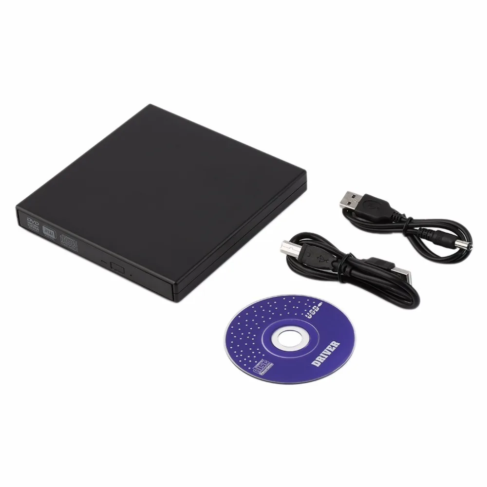 USB 2,0 внешний CD+-RW DVD+-RW DVD-RAM горелки привод писатель для портативных ПК Прямая