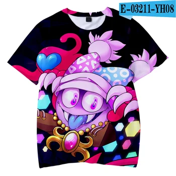 

Funny Nostalgia Childhood ACT Game Kirby 3D print Children's o-neck Cute Kpop t-shirts in kids Short Sleeve Casual tees