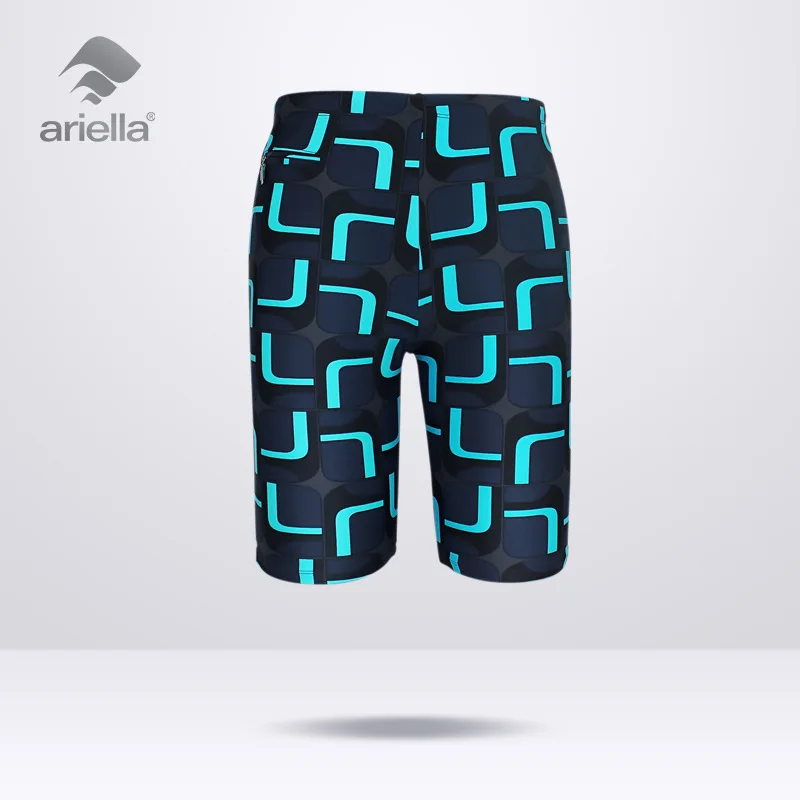 

New Style MEN'S Swimming Trunks Boxer Short Swimming Trunks Hot Springs Bathing Suit Fashion Large Size Profession outside