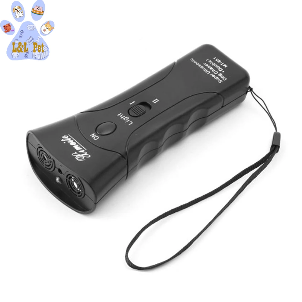 

New Ultrasonic Dog Chaser Stop Aggressive Animal Attacks Repeller Flashlight Ultrasonic Dog Chaser Drive Big Dogs To Stay Safe