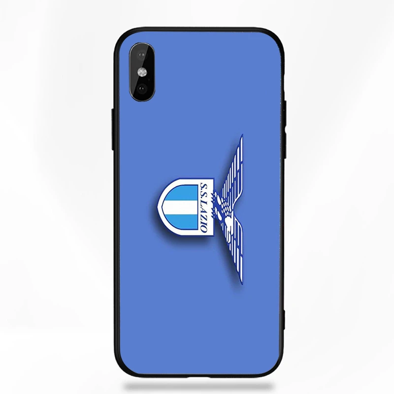 Чехол для телефона Immobile чехол для iphone DIY для Lazio FC чехол черный мягкий Уретановый Термопластик(tpu) для iphone 11Pro X XR XS MAX 7 8 7plus 6 6S 5S SE 5 - Цвет: A1950