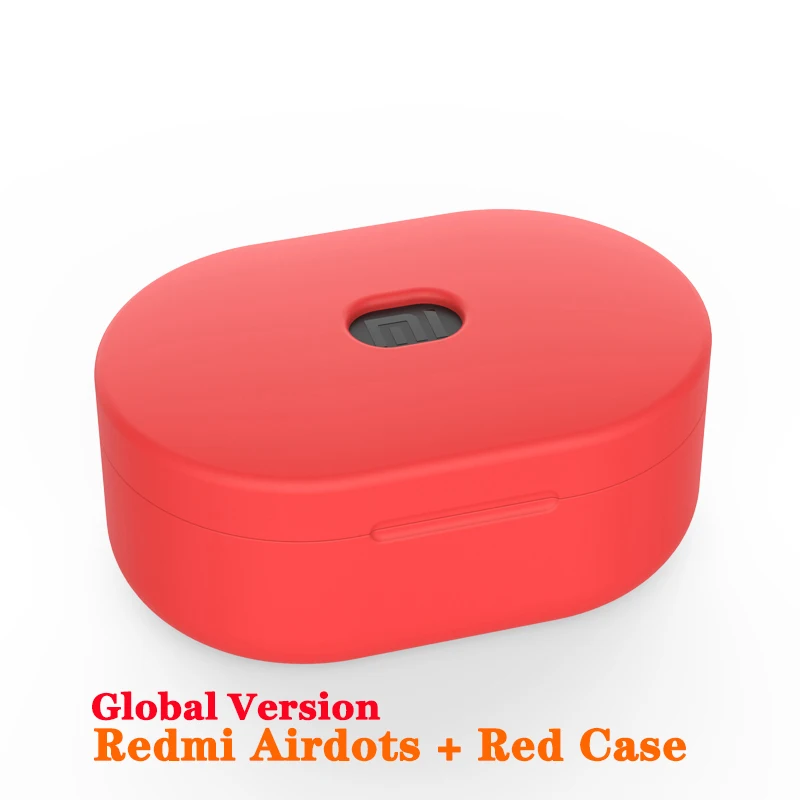 EN and red case Оригинальные Xiaomi Redmi Airdots Bluetooth наушники 5,0 спортивные стерео беспроводные Bluetooth наушники Водонепроницаемая глобальная версия - Цвет: EN and red case