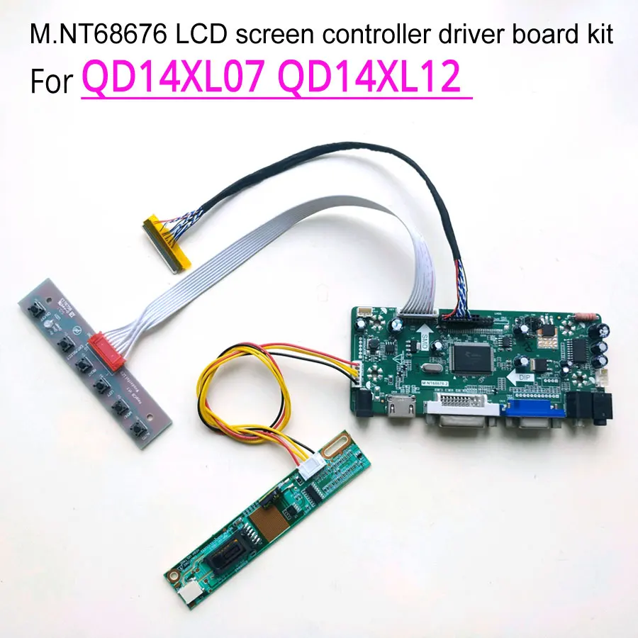 Для QD14XL07 QD14XL12 M.NT68676 контроллер дисплея карта привода LVDS 30Pin CCFL ЖК-мониторная