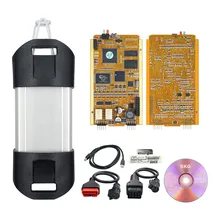 V196 para renault pode clipe an2131qc/an2136sc chips completos pode clipe interface de diagnóstico varredor do carro presente pino extrator + reprog v177