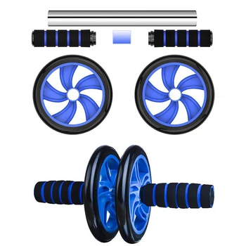 

Ab Roller Wheel With Knee Pad Abdominal & Stomach Exercise Training Workout Built In Steel Tube Strong Hardness
