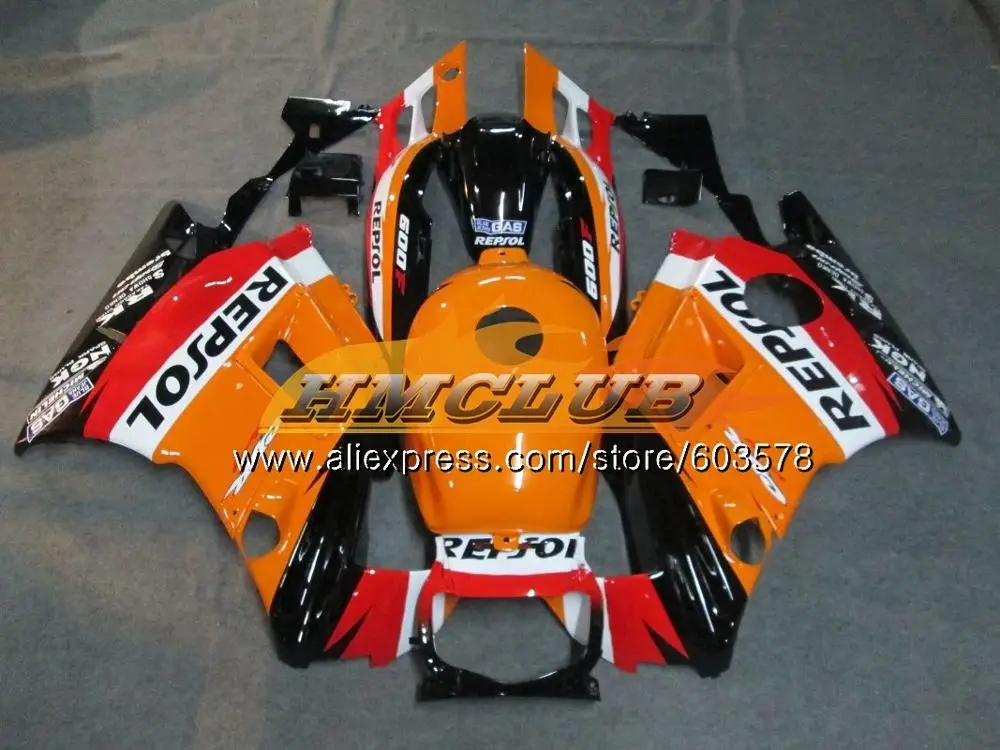 Корпус для HONDA CBR600RR CBR 600F3 FS CBR 600 F3 1995 1996 67CL. 64 600CC CBR600FS CBR600F3 CBR600 F3 95 96 Обтекатели светло-зеленый - Color: No. 5