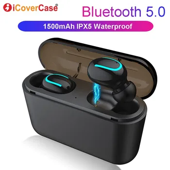 

Bass Bluetooth Earphone With Charging Box For Samsung Galaxy Note 10 Lite 10+ S20 Ultra 5G S20+ S10 Wireless Headphone With Mic