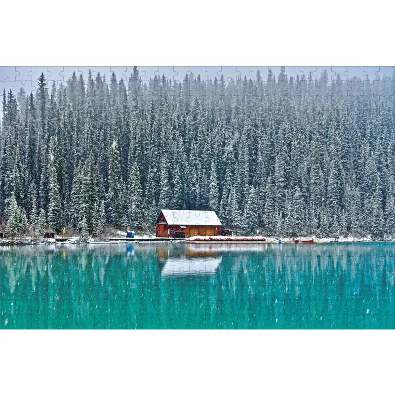 

2000Pieces Michelangelo Puzzles Layer Lin Dye Snow Chinese Style Chinese Painting World Famous Painting Home Decoration Painting