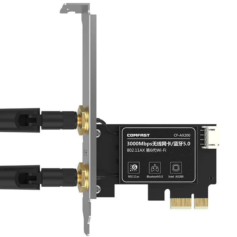 3000M PCI-E сетевая карта Киберспорт двухчастотный Bluetooth 5,0 высокого Мощность WiFi6 Настольный AX сетевая карта