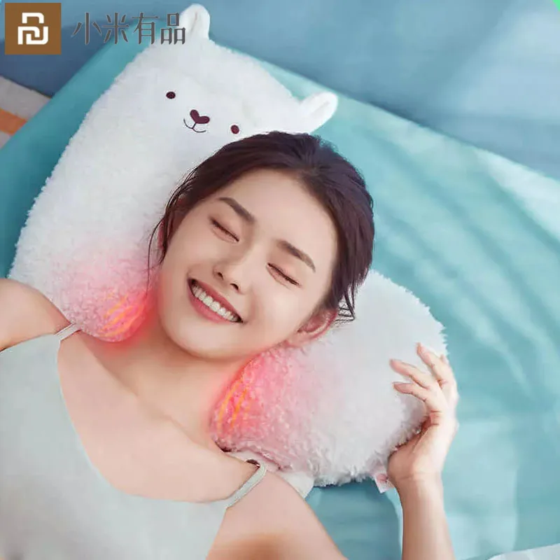 

2020 Youpin LiYi99 Wireless Alpaca Massager 3.0 Silent Movement 15mins Smart Timing Red Light Hot Compress Fast Charging