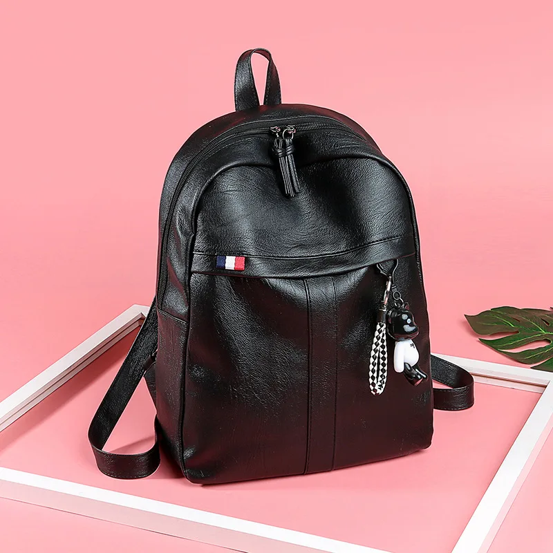 Женский многофункциональный рюкзак из искусственной кожи, Большая вместительная сумка на плечо, дорожная сумка в Корейском стиле, сумка для отдыха на открытом воздухе, школьный рюкзак