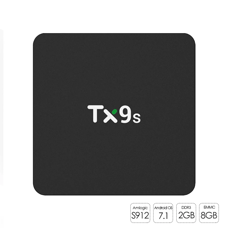 50 шт./лот дешевый Amlogic S912 Восьмиядерный Android tv Box 2 ГБ 8 ГБ Smart Android 7,1 tv BOX TX9S