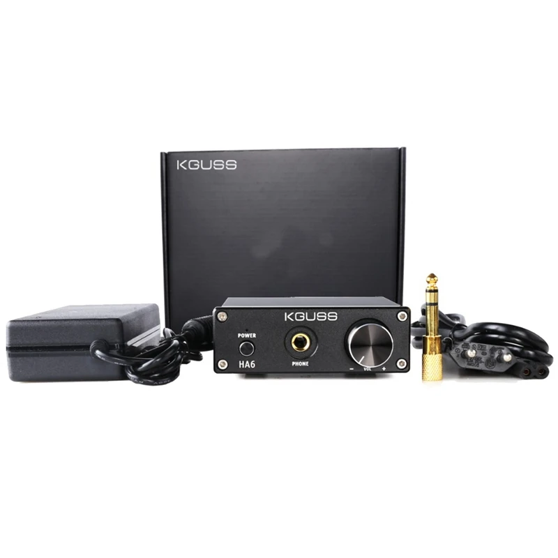 Kguss Ha6 Hifi высокомощный цифровой аудио усилитель с выходом для наушников усилитель 50 Вт x 2 усилитель