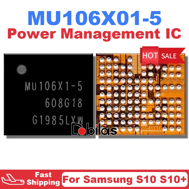 1 pçs MU106X01 5 bga para samsung s10 s10 + power ic pmic pm ic chip de