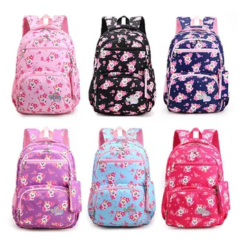

1 PC Cartoon Printed Schoolbag Waterproof School Backpacks for Teenagers Girls Kids Large Capacity Backpack Children School Bags