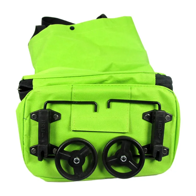 Vogvigo портативная тележка для шоппинга сумка с колесами Складная коляска ролл продуктовый зеленый складная сумка для покупок ручные сумки для покупок