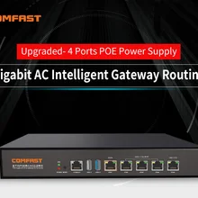 Comfast полный гигабитный AC+ POE коммутатор шлюз маршрутизация мульти WAN баланс нагрузки 4 порта poe проект WiFi wifi-роутер, AC CF-AC101