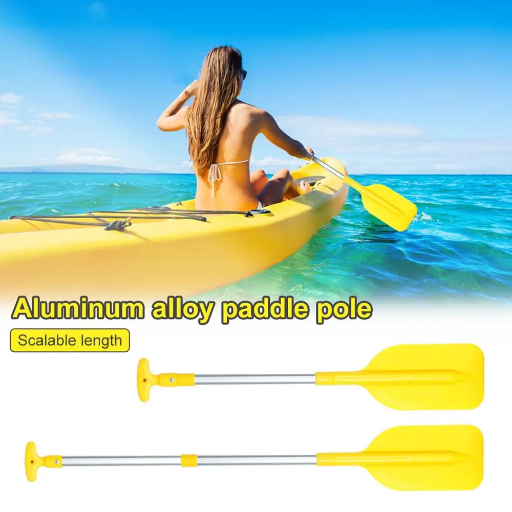 

1Pcs Telescopic Paddle Portable Collapsible Adjustable Aluminum Alloy Oar Safety Boat Accessories Kayak Paddle