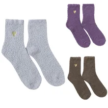 Женские хлопковые носки, милые толстые Нескользящие коралловые флисовые креативные высококачественные теплые хлопковые носки-тапочки, носки для ковров