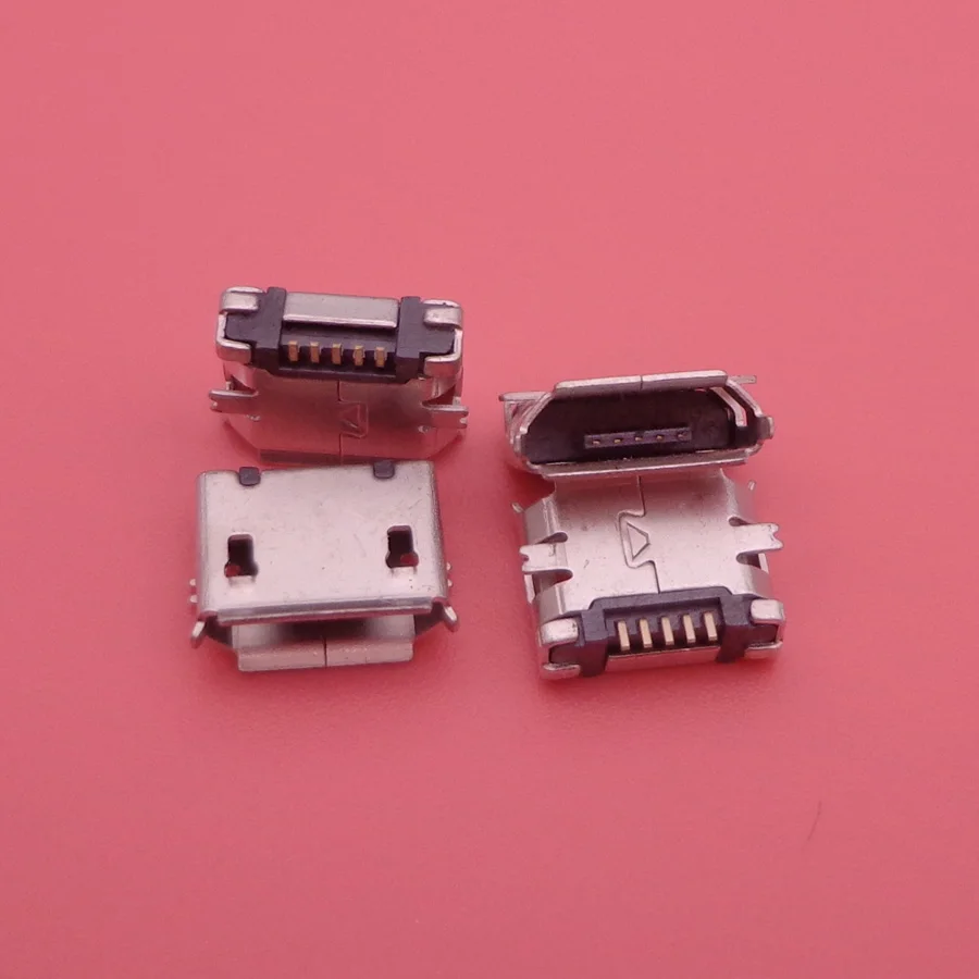 100 шт./лот Micro USB 5 P, 5-контактный разъем Micro USB, 5-контактный разъем Micro USB, хвостовое гнездо для зарядки для samsung Nokia 8600