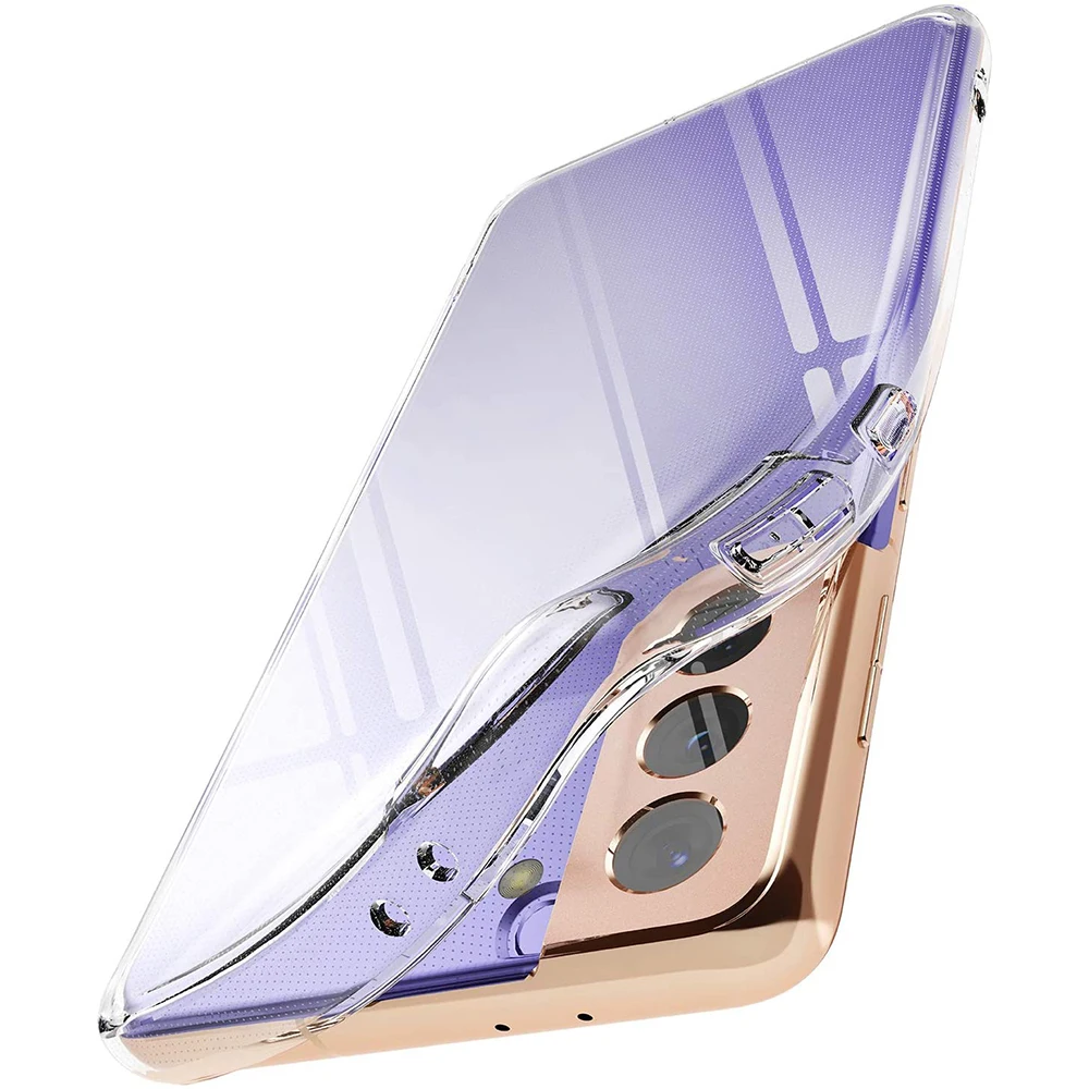 Trasparente Cassa Del Telefono Del Silicone Per Samsung Galaxy S21 S20 Fe S10 S9 S8 S Nota 10 Più 9 8 20 Ultra sottile Copertura Della Cassa Morbida Completa_voghion.com